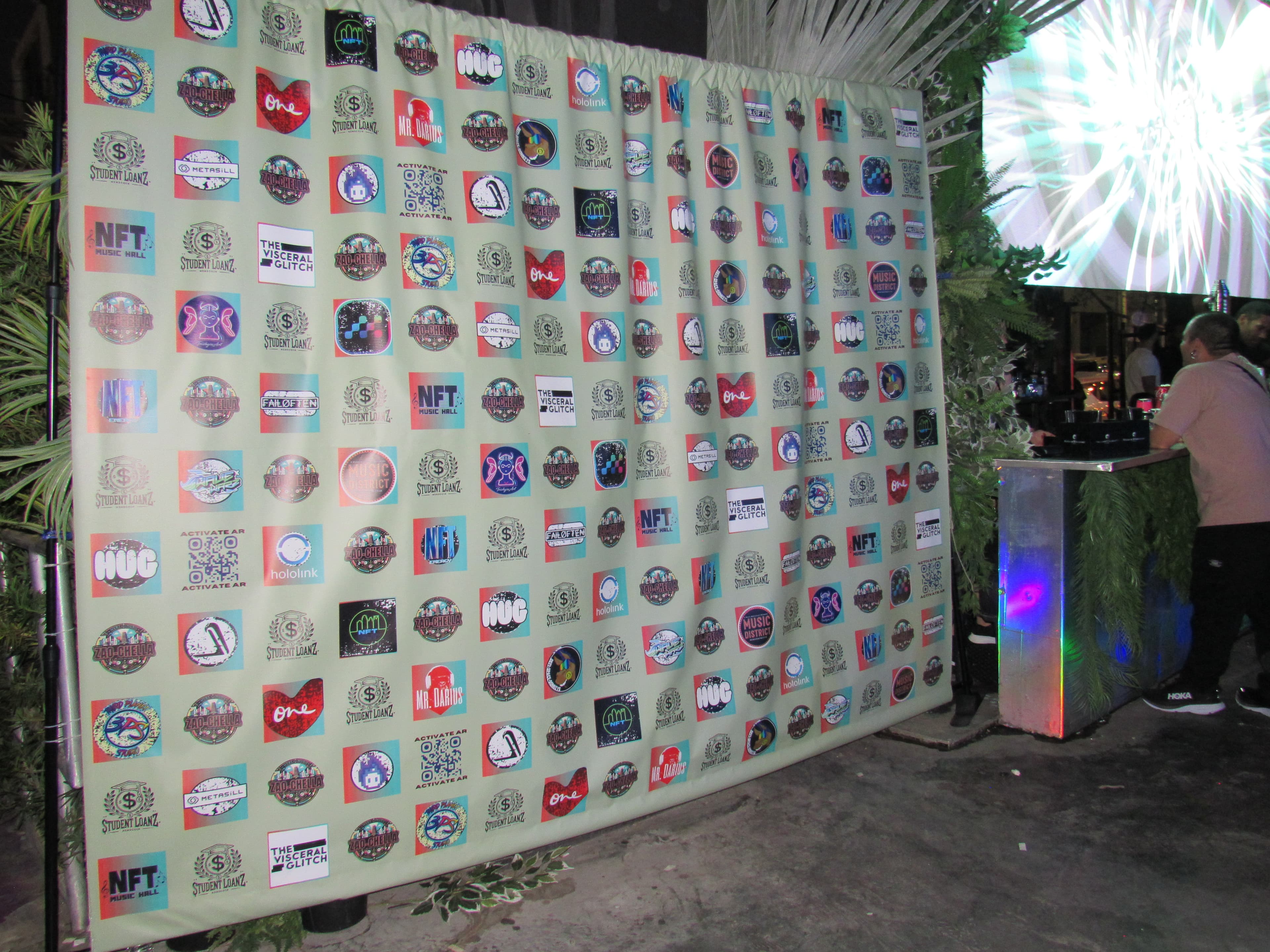 ZAO-CHELLA Miami Art Basel 2024 — step-and-repeat sponsor wall